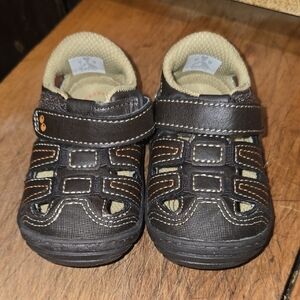 Stride Rite Surprize Ace baby boys Brown Sandals Size 4